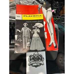 Destry Rides Again Andy Griffith 1959 Broadway Musical Playbill + Program